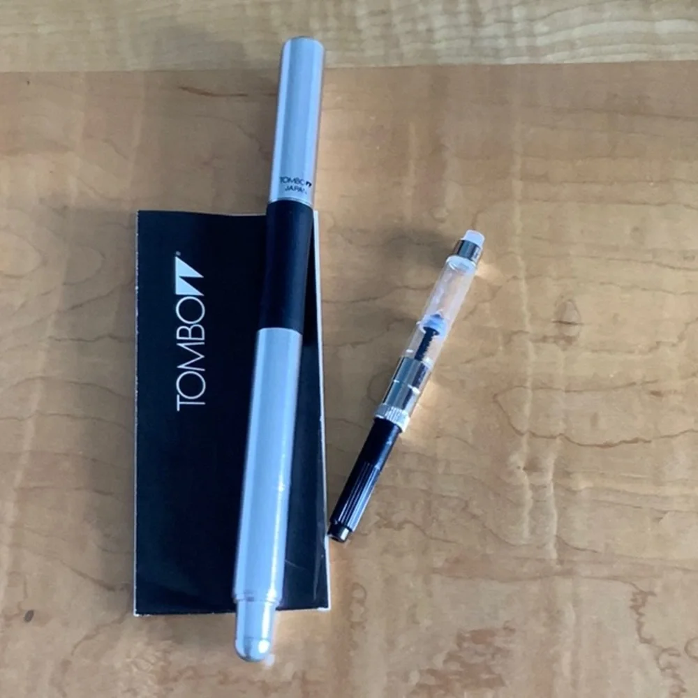 Vintage Tombow Fountain Pen w/Converter - Picture 6 of 7